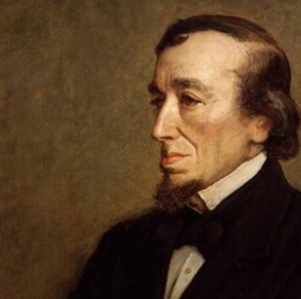 Portrait of Benjamin Disraeli.